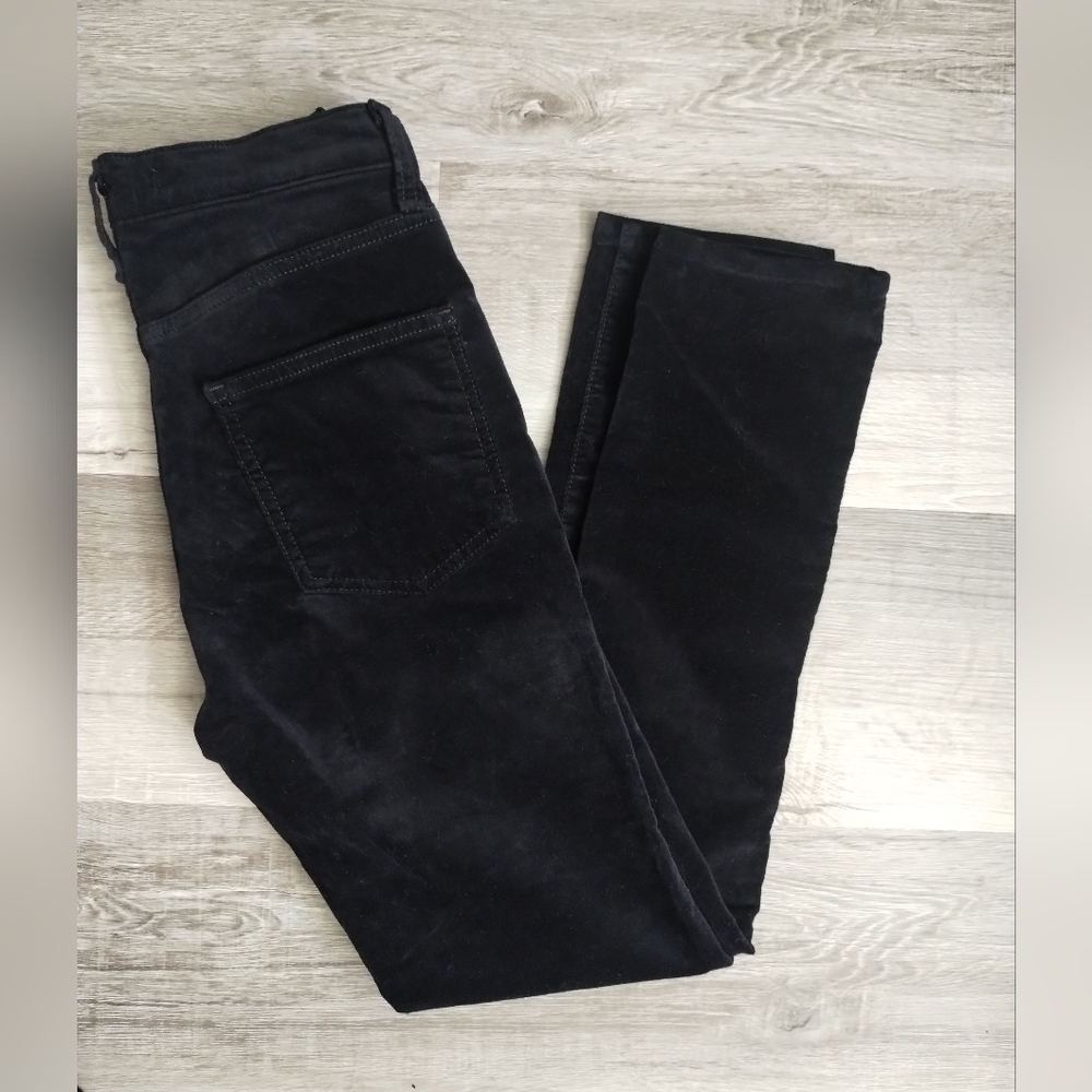 Veronica Beard Velvet Black Pants 25
